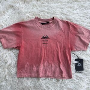 Civil Regime Pink Ombré Short Sleeve Shirt Size Small